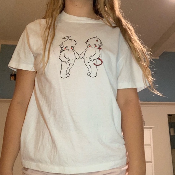 brandy melville angel baby shirt